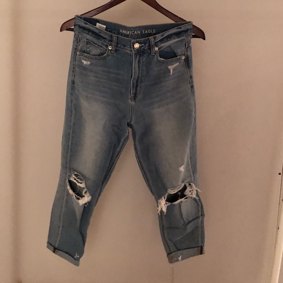 High waisted mom jeans